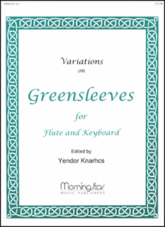 Knarhcs: Variations on Greensleeves för flöjt och piano i gruppen Noter & böcker / Flöjt / Flöjt med pianoackompanjemang hos musikskolan.se (20-163)