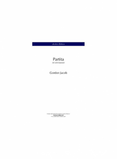 Jacob: Partita for solo bassoon i gruppen Noter & böcker / Fagott / Klassiska noter hos musikskolan.se (9780193573642)