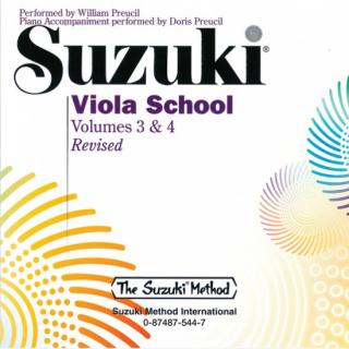 Suzuki viola CD 3&4 i gruppen Noter & böcker / Viola / Spelskolor hos musikskolan.se (9780874875447)