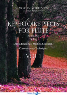 Repertoire Pieces for flute Vol 1  flöjtbok i gruppen Noter & böcker / Flöjt / Flöjt med pianoackompanjemang hos musikskolan.se (9790261703994)