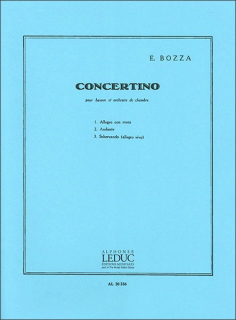 Bozza: Concertino pour basson et orchestre de chambre Op.49 i gruppen Noter & böcker / Fagott / Klassiska noter hos musikskolan.se (AL20336)