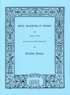 Bozza: Récit, Sicilienne et Rondo pour basson et piano i gruppen Noter & böcker / Fagott / Klassiska noter hos musikskolan.se (AL21154)