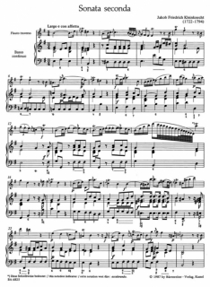 Kleinknecht: Sonaten G h/Fl+Bc i gruppen Noter & böcker / Flöjt / Flöjt med pianoackompanjemang hos musikskolan.se (BA6825)