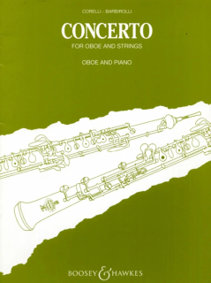 Corelli-Barbirolli: Concerto for oboe and strings (pianoutdrag) i gruppen Noter & böcker / Oboe / Klassiska noter hos musikskolan.se (BH2200097)