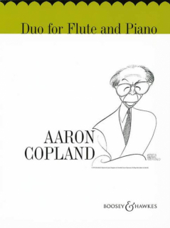 Aaron Copland: Duo for flute and piano  i gruppen Noter & böcker / Flöjt / Flöjt med pianoackompanjemang hos musikskolan.se (BHI59019)