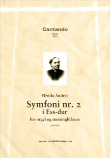 Elfrida Andrée: Symfoni nr 2 i Eb-dur för orgel och messingblåsare (orgelstämma) i gruppen Noter & böcker / Orgel / Notsamlingar hos musikskolan.se (CP8930A)