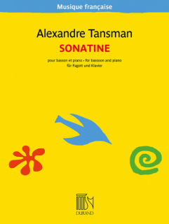 Tansman: Sonatine pour basson et piano i gruppen Noter & böcker / Fagott / Klassiska noter hos musikskolan.se (DF01682700)