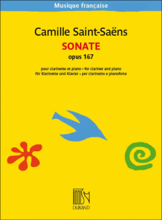 Saint-Saëns: Sonate pour clarinette en sib & piano opus 167 i gruppen Noter & böcker / Klarinett / Klassiska noter hos musikskolan.se (DF10063)