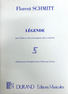 Schmitt: Legende - Altsax + Pi i gruppen Noter & böcker / Saxofon / Klassiska noter hos musikskolan.se (DUR965202)