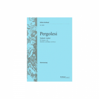 Pergolesi: Stabat Mater klaverutdrag i gruppen Noter & böcker / Sång och kör / Klassisk sång hos musikskolan.se (EB8330)