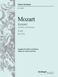 Mozart: Konsert G-dur KV 313 i gruppen Noter & böcker / Flöjt / Flöjt med pianoackompanjemang hos musikskolan.se (EB8644)