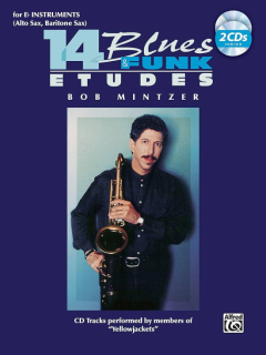 Mintzer: 14 Blues & Funk etudes C-instr + 2 cd i gruppen Noter & böcker / Flöjt / Playalong för flöjt hos musikskolan.se (EL9604CD)