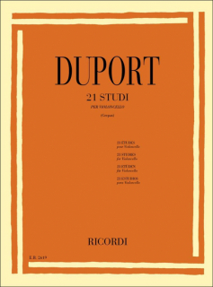 Duport: 21 Studi per violoncello i gruppen Noter & böcker / Cello / Spelskolor hos musikskolan.se (ER2619)