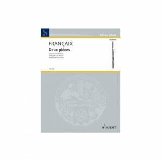 Françaix: Deux pièces pour bassoon et piano i gruppen Noter & böcker / Fagott / Klassiska noter hos musikskolan.se (FAG28)