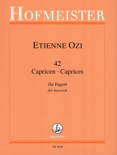 Ozi: 42 capricer Fagott i gruppen Noter & böcker / Fagott / Klassiska noter hos musikskolan.se (FH3028)