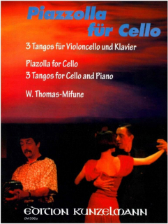 Piazzolla für Cello 3 Tangos für Violoncello und Klavier i gruppen Noter & böcker / Cello / Klassiska noter hos musikskolan.se (GM596A)