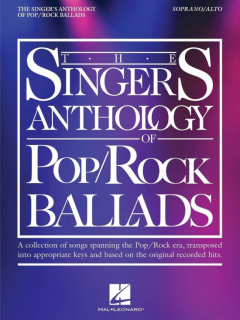 The Singers Antohology of Pop/Rock Ballads i gruppen Noter & böcker / Sång och kör / Noter från film, tv & musikal hos musikskolan.se (HL00383303)