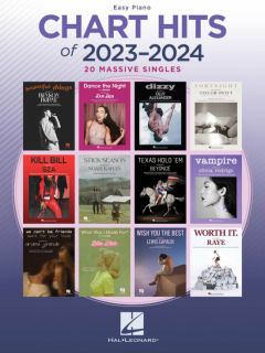 Chart hits of 2023-2024 Easy Piano i gruppen Noter & böcker / Gitarr/Elgitarr / Notsamlingar hos musikskolan.se (HL01448454)