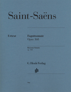 Saint-Saëns: Fagottsonate op 168 för fagott och piano i gruppen Noter & böcker / Fagott / Klassiska noter hos musikskolan.se (HN966)