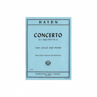 Haydn: Concerto in C Major för cello Hob. VIIb:1 i gruppen Noter & böcker / Cello / Klassiska noter hos musikskolan.se (IMC2325)