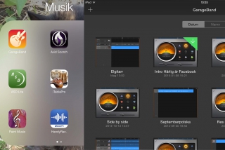 Kurs: Kom igång med iPad - Garageband, iMovie och e-böcker i gruppen Inspiration & undervisning / För läraren hos musikskolan.se (Kurs12)