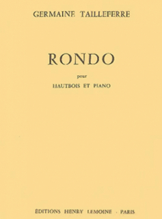 Tailleferre: Rondo pour hautbois et piano i gruppen Noter & böcker / Oboe / Klassiska noter hos musikskolan.se (LEM24450)