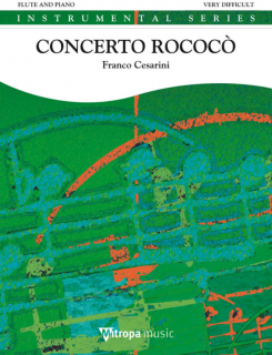 Cesarini: Concerto Rococò/Fl+p i gruppen Noter & böcker / Flöjt / Flöjt med pianoackompanjemang hos musikskolan.se (MM190412)