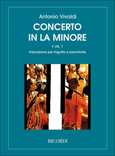 Vivaldi: Concerto in la minore F VIII, 7 för fagott och piano i gruppen Noter & böcker / Oboe / Klassiska noter hos musikskolan.se (NR129357)