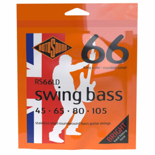 Elbassträngar set Rotosound Swing Bass 66 i gruppen Instrument & tillbehör / Strängar / Elbassträngar hos musikskolan.se (RS66LD)