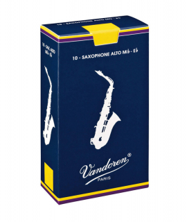 Saxofonrör Altsax Vandoren V5 2 (10-pack) i gruppen Noter & böcker / Saxofon / Saxofonrör hos musikskolan.se (VAN179)