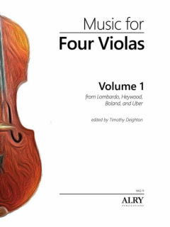 Music for Four Violas: Volume 1 för violakvartett i gruppen Noter & böcker / Viola / Flerstämmigt/ensemble hos musikskolan.se (VAQ11)