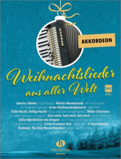 Weihnachtslieder aus aller Welt för dragspel i gruppen Noter & böcker / Dragspel / Notsamlingar hos musikskolan.se (VHR13501)