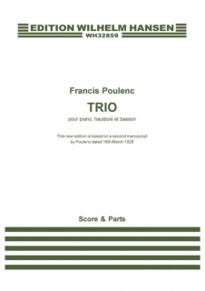 Poulenc: Trio pour piano, hautbois et basson i gruppen Noter & böcker / Piano/Keyboard / Flerstämmigt/Ensemble hos musikskolan.se (WH32859)