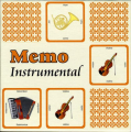 Memoryspel instrument 4 språk