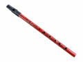 Tin Whistle D paisleymönstrad röd